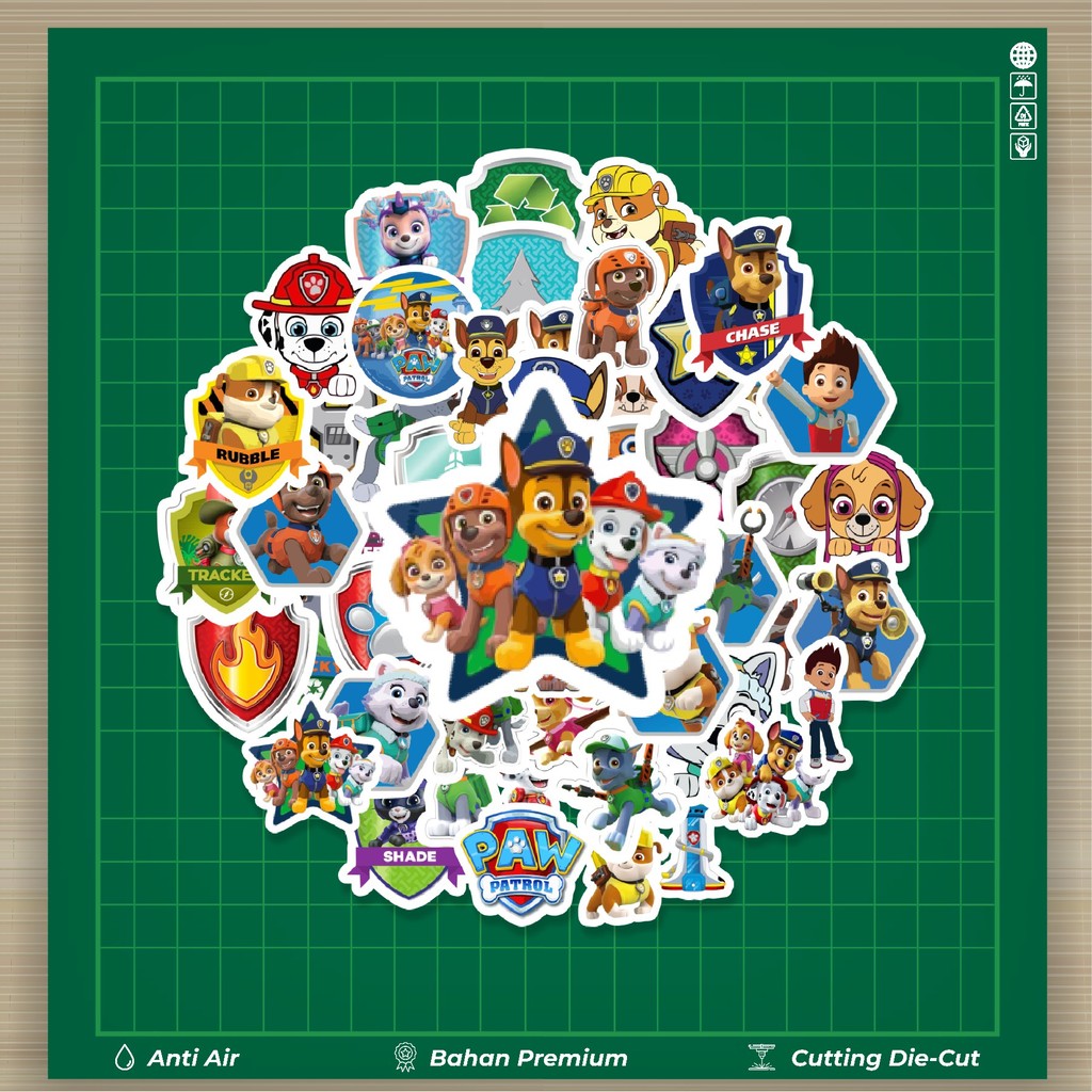 

HOT 50 PCS STIKER Stiker Kartun Hewan PAW Patrol Stiker Fashion Cars Decal Dingin Kartu Album Custom Vinyl Anti Air- Sticker Aesthetic Buku Journal Koper Casing HP Tablet Laptop Helm Motor Botol Minum