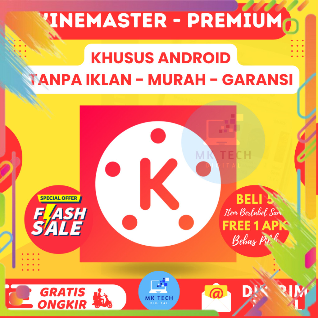 Aplikasi KINE.MASTER PREMIUM - LifeTime - Garansi - Murah