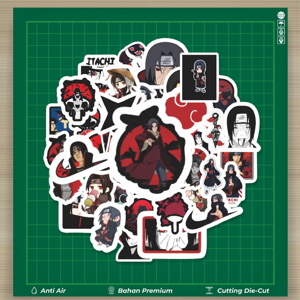 

HOT 50 PCS STIKER Stiker Anime Uchiha Itachi Stiker Fashion Cars Decal Dingin Kartu Album Custom Vinyl Anti Air- Sticker Aesthetic Buku Journal Koper Casing HP Tablet Laptop Helm Motor Botol Minum
