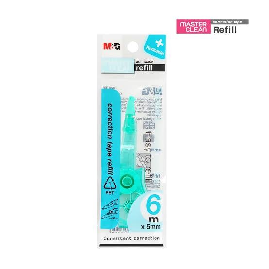 

M&G Correction Tape ANTI PUTUS Master Clean REFILL 6Mx5mm ACT56072