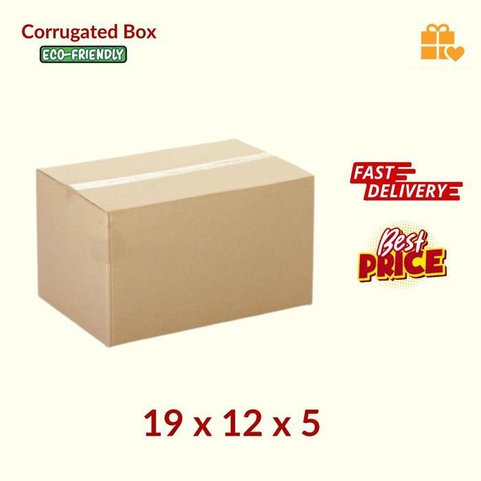 

[PROMO BARANG BARU] KARDUS|KOTAK|KARTON BOX POLOS 19x12x5 MURAH BARU PACKING PACKAGING Bergaransi Terlaris