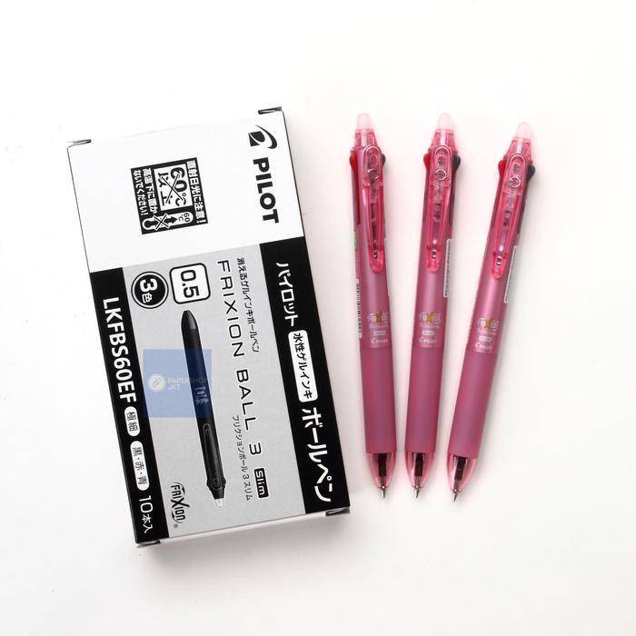 

PILOT FRIXION 3 IN 1 IMPOR JEPANG BISA DIHAPUS 0'5/PCS - PCS