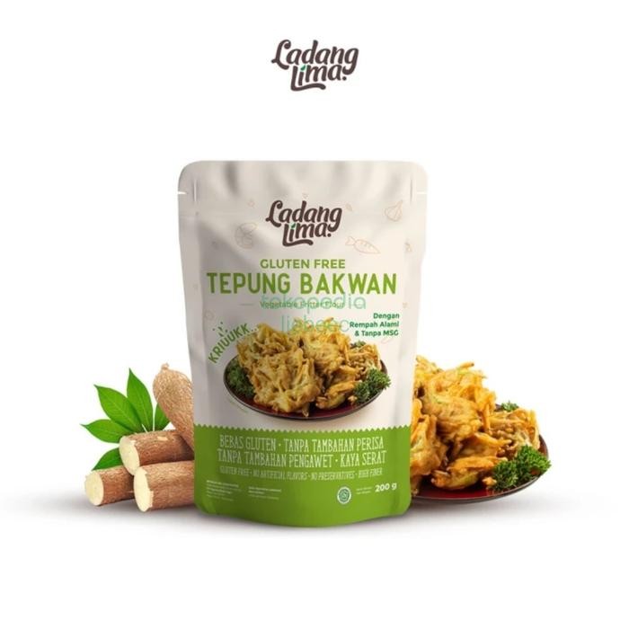 

[PROMO EXP TERBARU] Ladang Lima Tepung Bakwan 200 GR | Gluten Free Bergaransi Terlaris