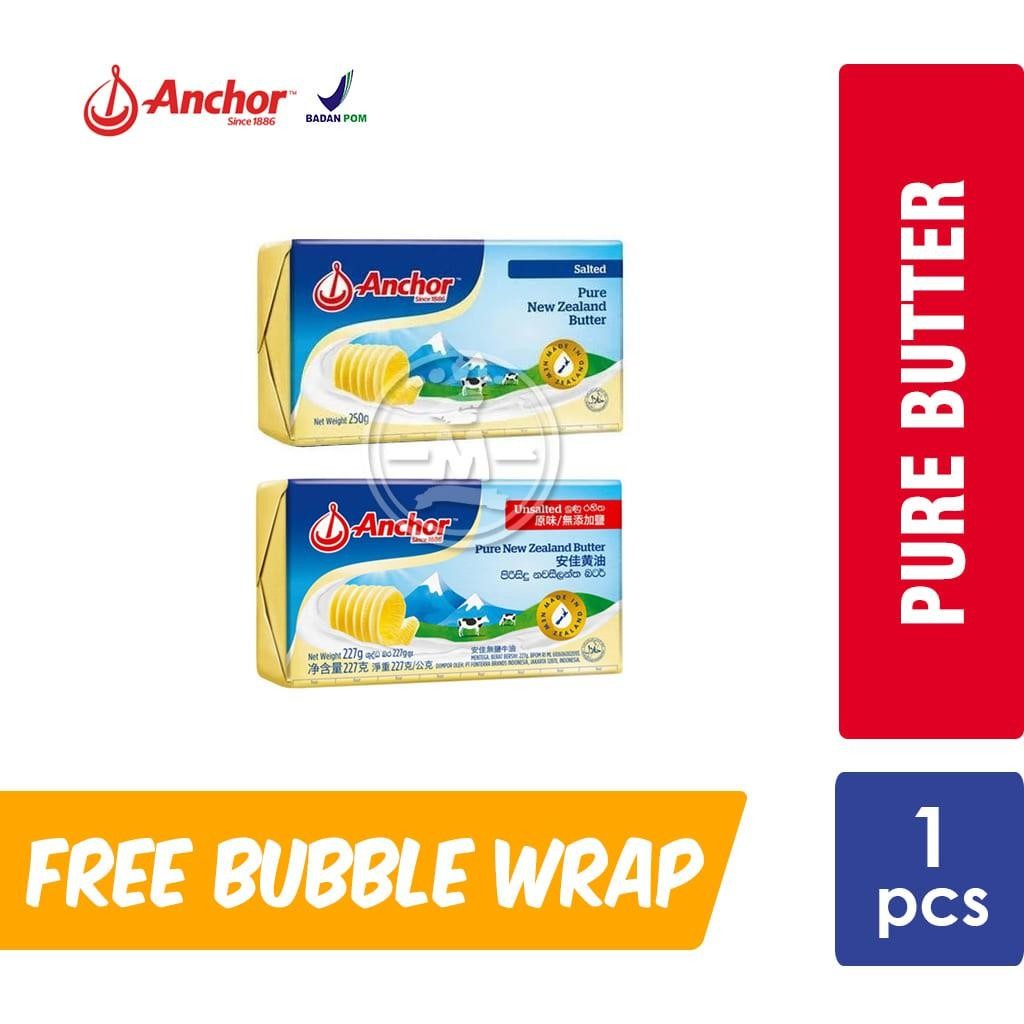 

Terbagus Anchor Butter 200 Gr Salted & Unsalted Kualitas Tinggi