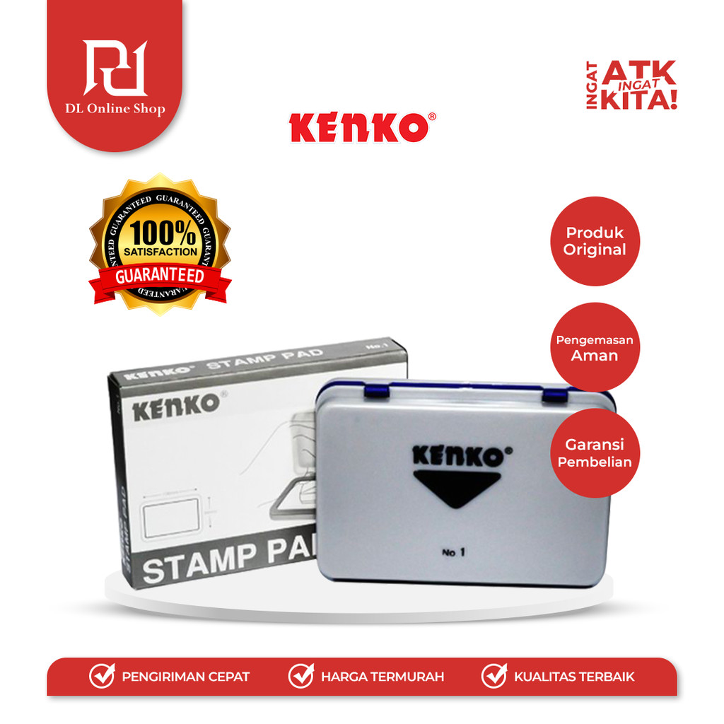 

KENKO BANTALAN STEMPEL/ STAMP PAD NO.1 (1PC)