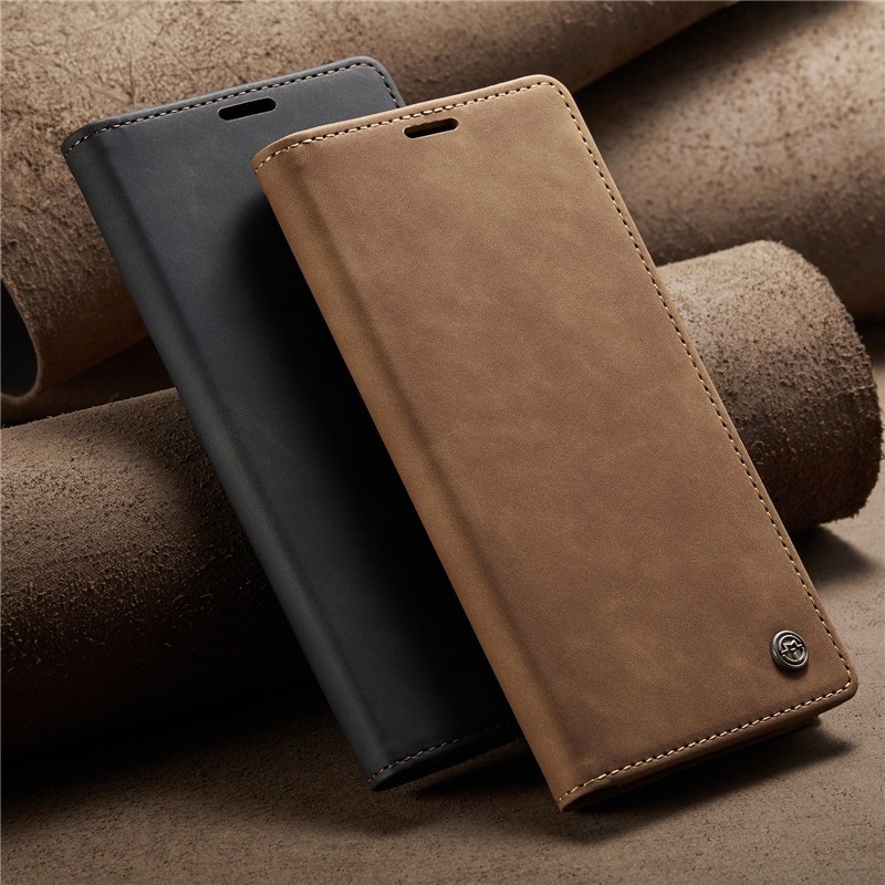 Panas! Huawei P50 P40 P30 P20 Pro Lite Nova 7i 6SE CaseMe Merek Flip Stand Kulit Dompet Kasus Penutu