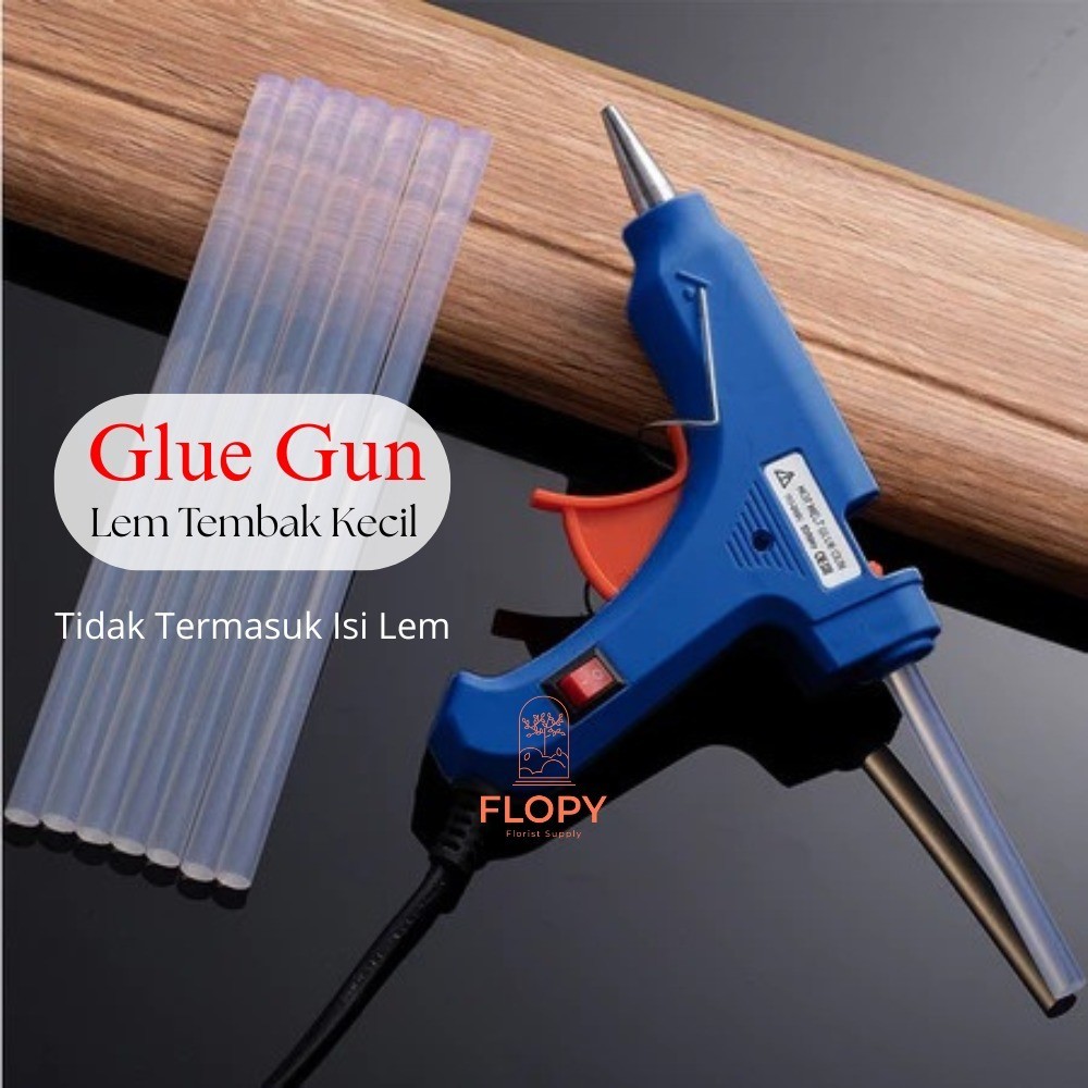 

Alat Lem Tembak Kecil / Lem Tembak Biru 20 Watt / Glue Gun