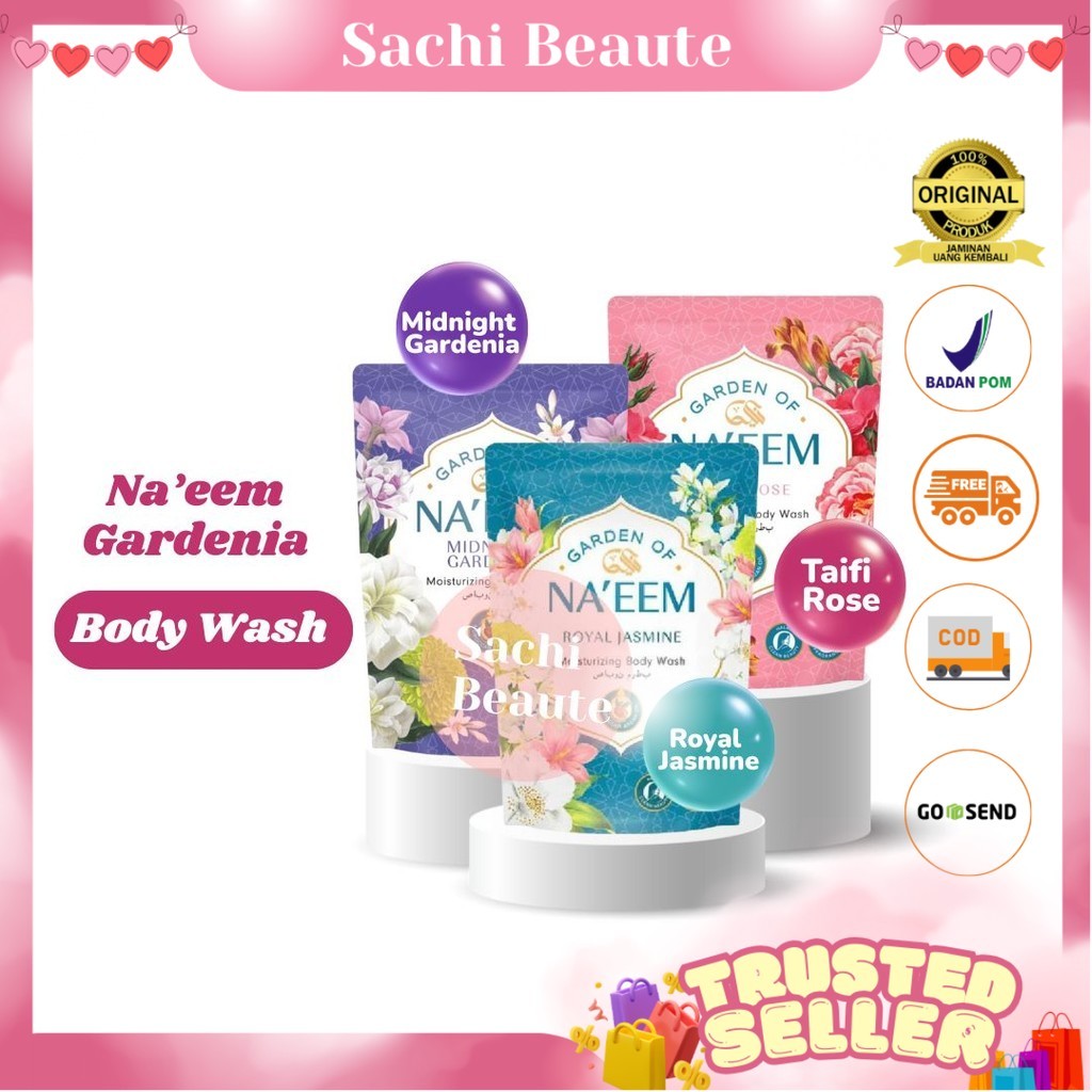 NAEEM Garden Of Naeem Body Wash Refill 400ml BPOM