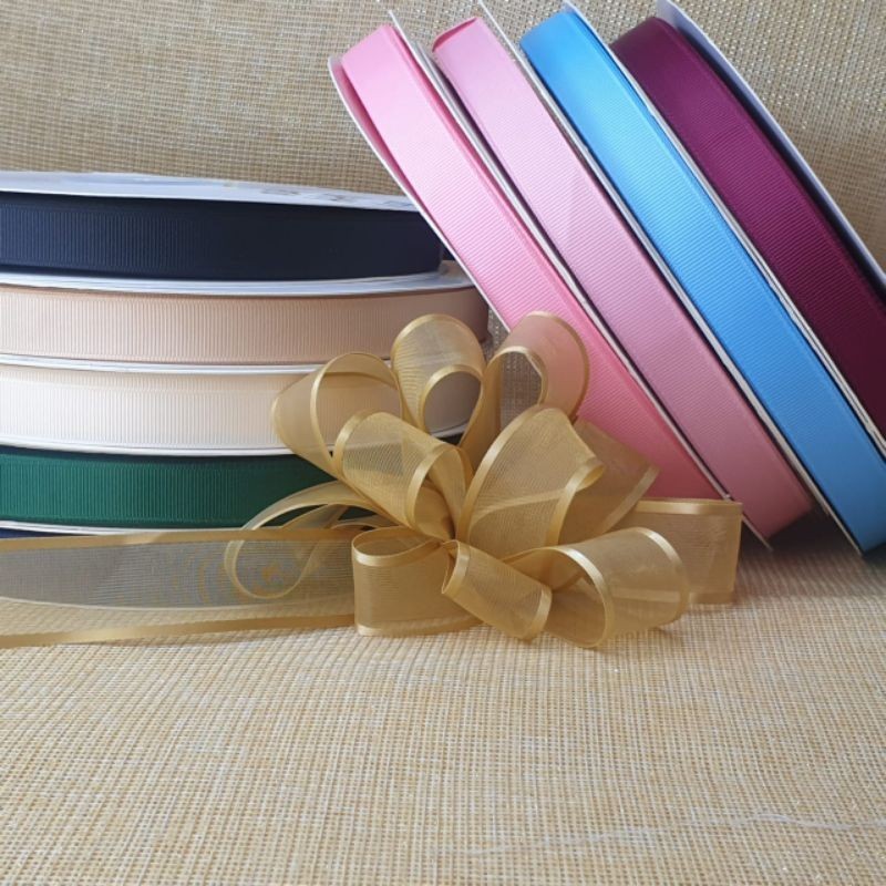 

1 ROLL - SIZE 1.9 CM | PITA GROSGRAIN IMPORT | DX 2 CM