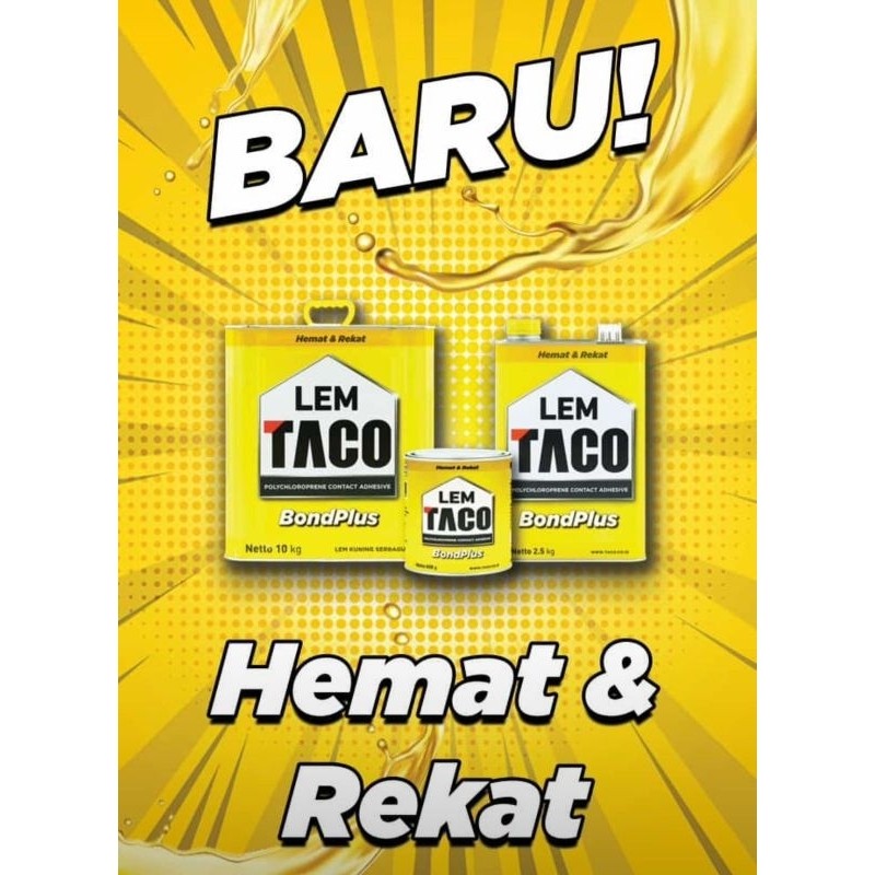 

JAMIN MURAH !!!Lem kuning aibon 2.5kg TACO Lem Serbaguna(BISA LANGSUNG ORDER)