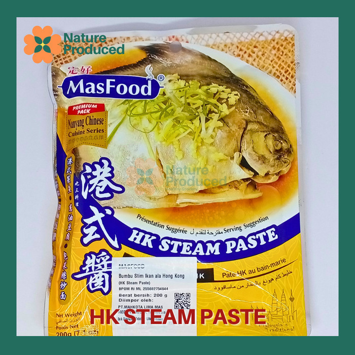 

[MasFood] HK Steam Paste 200g – Bumbu Stim Ikan ala Hongkong Halal BPOM Siap Pakai