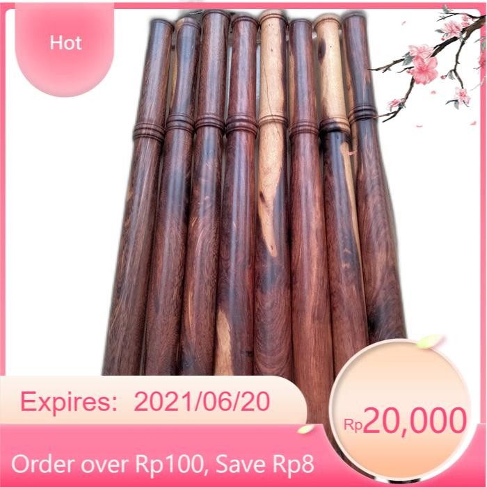 gagang tombak bahan galih asem asli LR10