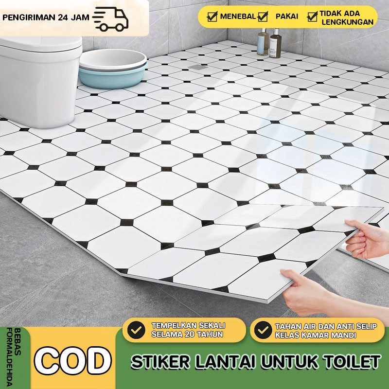 Wallpaper Dinding Kamar / Lantai Stiker / Berperekat Menebal Lantai Wallpaper / Wallpaper Dinding Vi