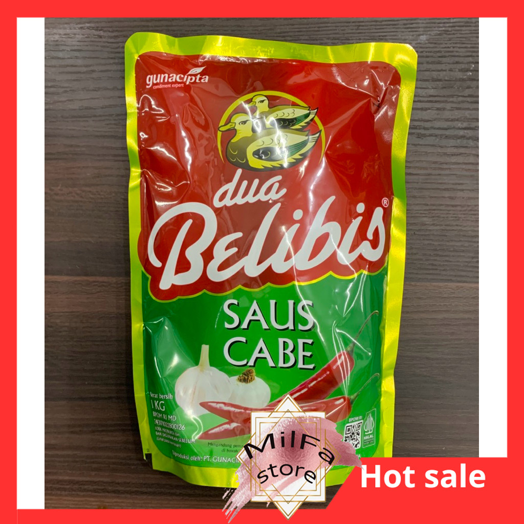 

MF1159 Saus Sambal Dua Belibis Pouch 1Kg