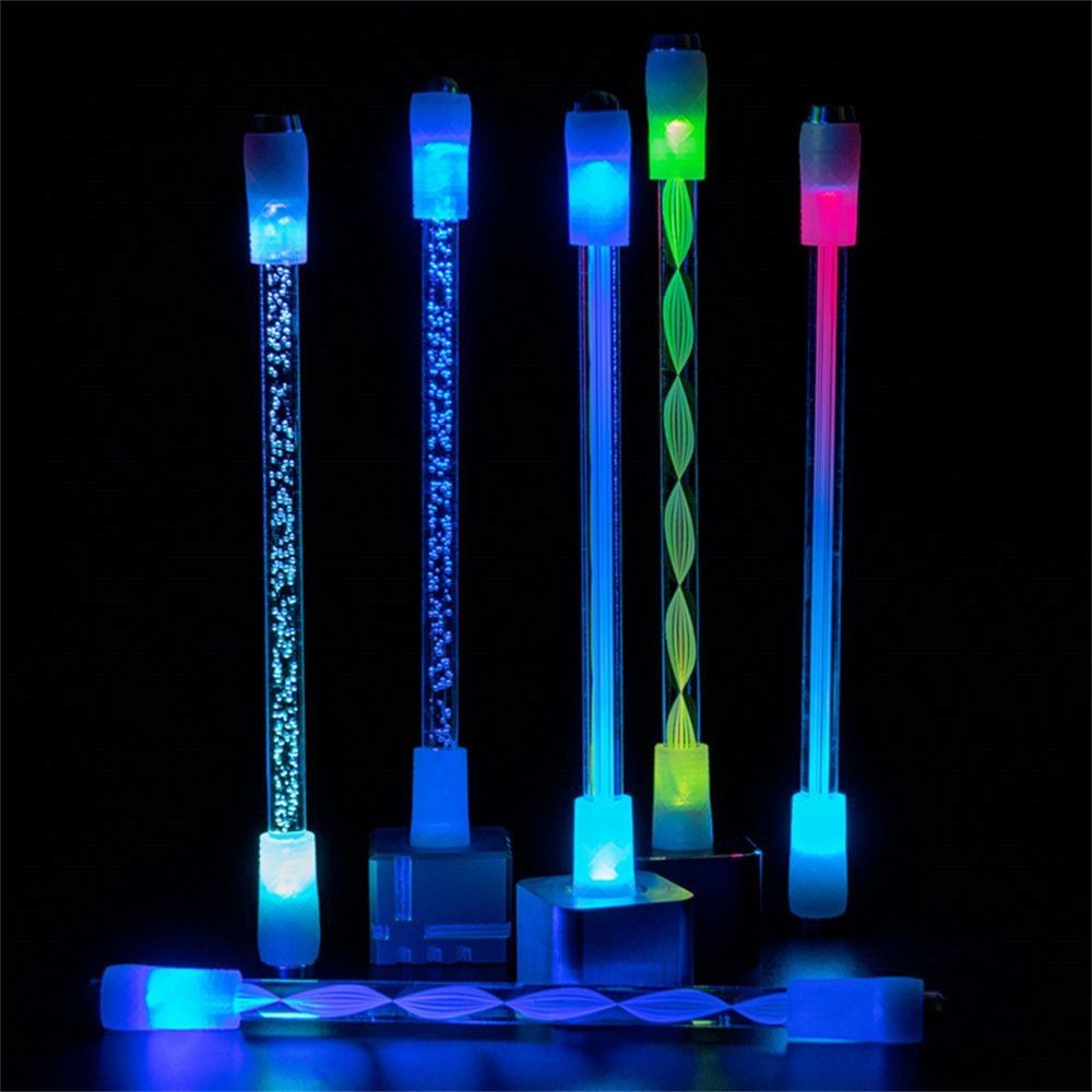 

Adult Kids Anti-slip Antistress LED Flash Writing Tools Spinning Pen Stress Reliever Spinner Toy