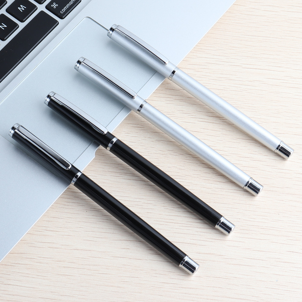 

2Pcs/Set Metal Ballpoint Pen For Men And Women Signature Gel Pen Business Writing Pens For Office School Stationery Supplies