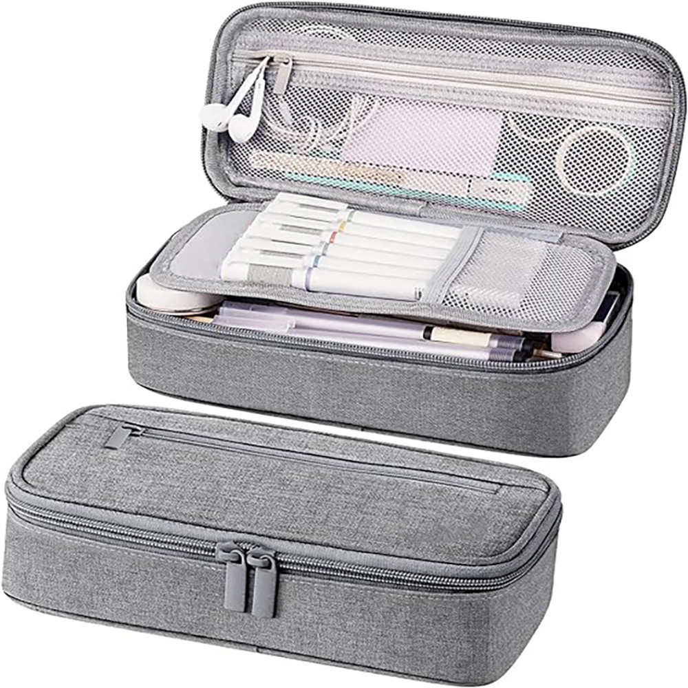 

Large Pencil Case, Big Capacity Pencil Pouch Stationery Pen Bag, Storage High Capacity Bag Pouch Holder Box Organizer