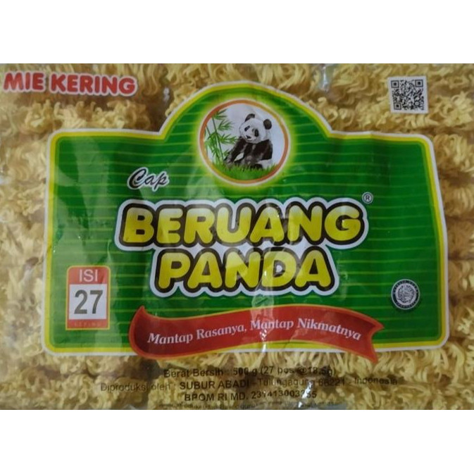 

Mie Kering Cap Beruang Panda isi 27