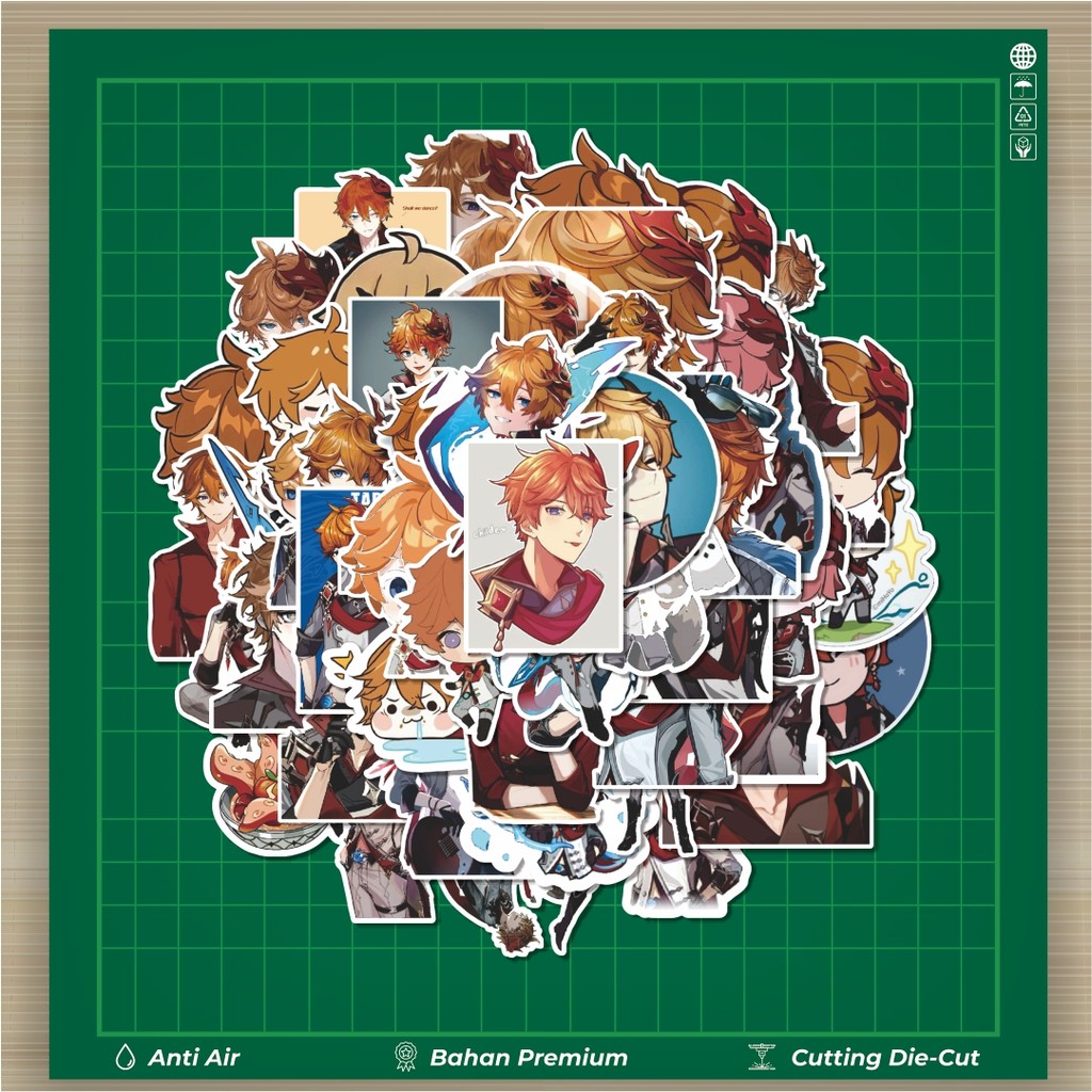

HOT 50 PCS STIKER Stiker Anime Genshin Impact Tartaglia Stiker Fashion Cars Decal Dingin Kartu Album Custom Vinyl Anti Air- Sticker Aesthetic Buku Journal Koper Casing HP Tablet Laptop Helm Motor Botol Minum