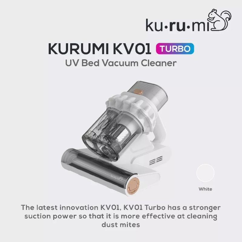 Kurumi KV01 Turbo Vacuum Cleaner - Putih