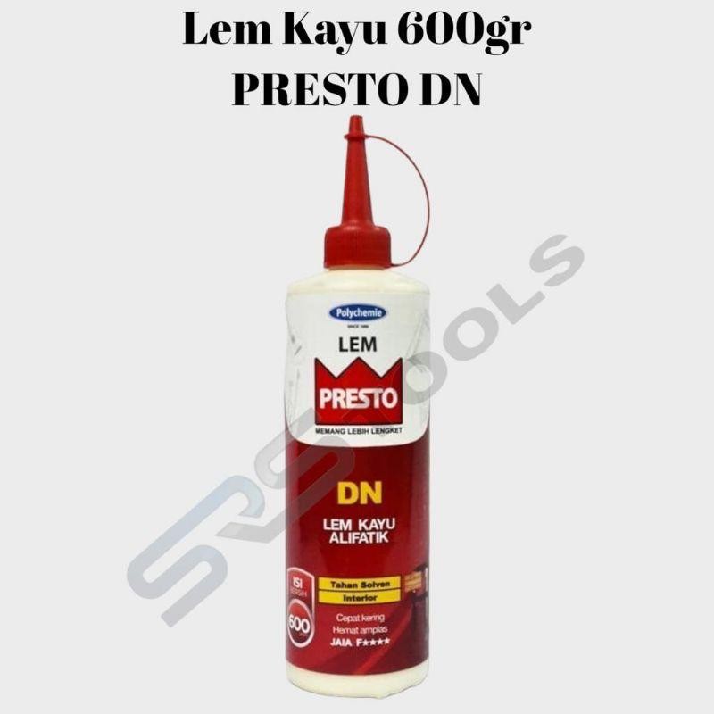 

PRESTO DN Lem Kayu Putih 600 Gram - Lem Alifatik HPL Mebel 600 Gr