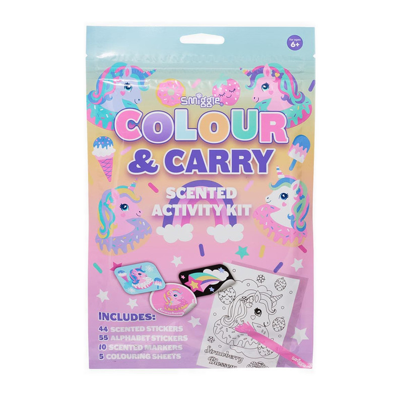 

New Smiggle Mini Colour & Carry Scented Activity Kit - IGL477795UNCPremium