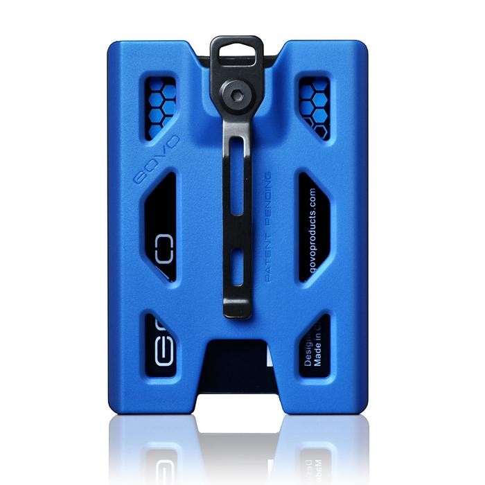 

GOVO BADGE HOLDER POLYCAONATE + LANDYARD - Blue, T3 US Flag