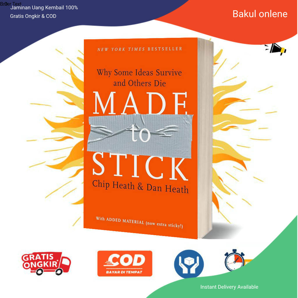 Buku eng Made to Stick by Chip Heath (English)