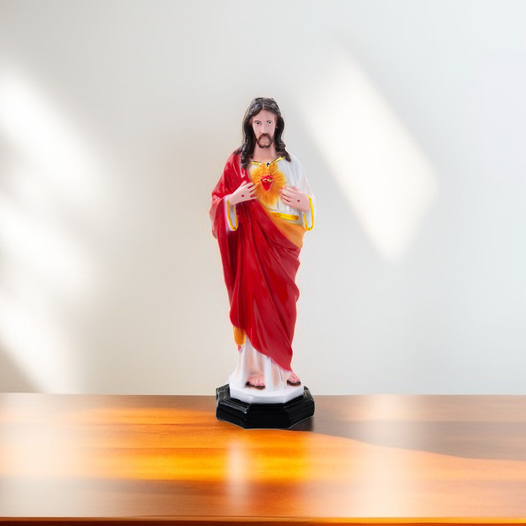 PATUNG YESUS 40 CM/PATUNG HATI KUDUS YESUS/ PATUNG TUHAN YESUS/PATUNG KATOLIK/PATUNG BESAR