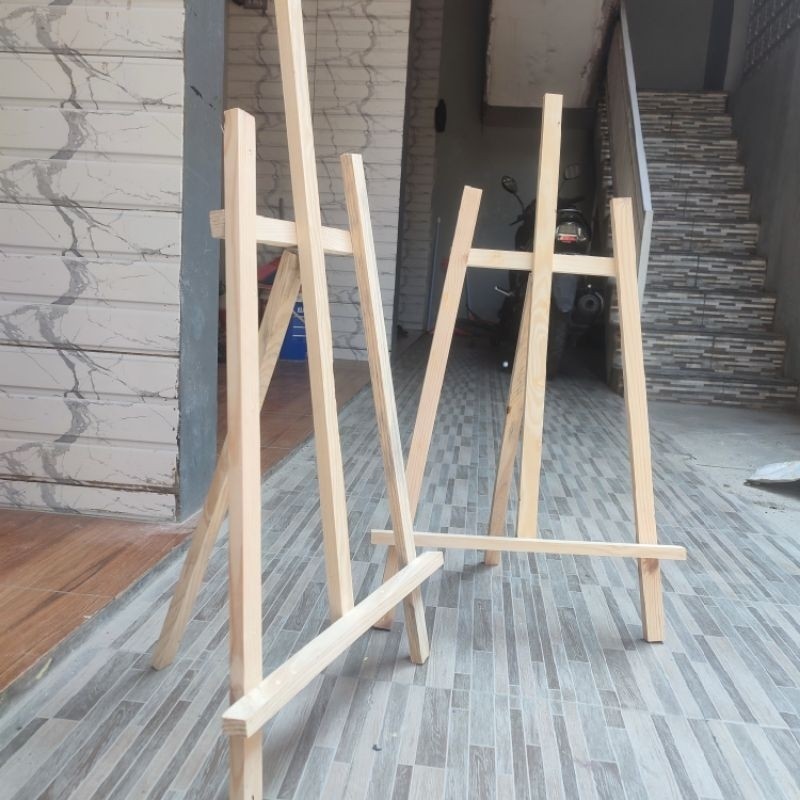 

COD EASEL 65 TRIPOD KAYU STANDING FOTO KANVAS LUKISAN PAPAN TULIS DEKORASI AESTHETIC - armina art