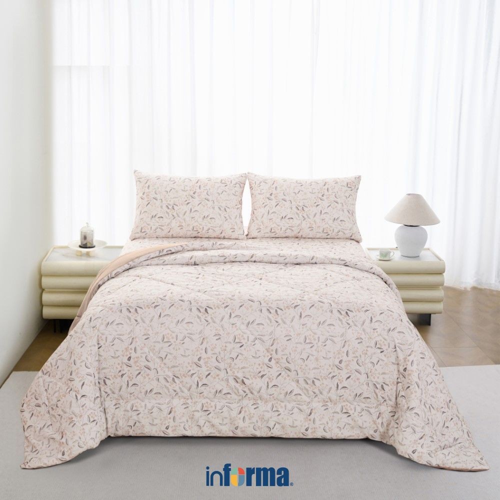 Informa Set Seprai Microfiber Print Zeth Zora Zoe Zaly Zack King Queen Single 180x200 160x200 120x20