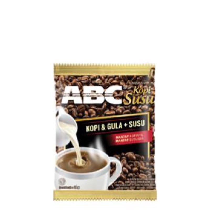 

KOPI ABC SUSU 1 renteng isi 10 x 30 gr