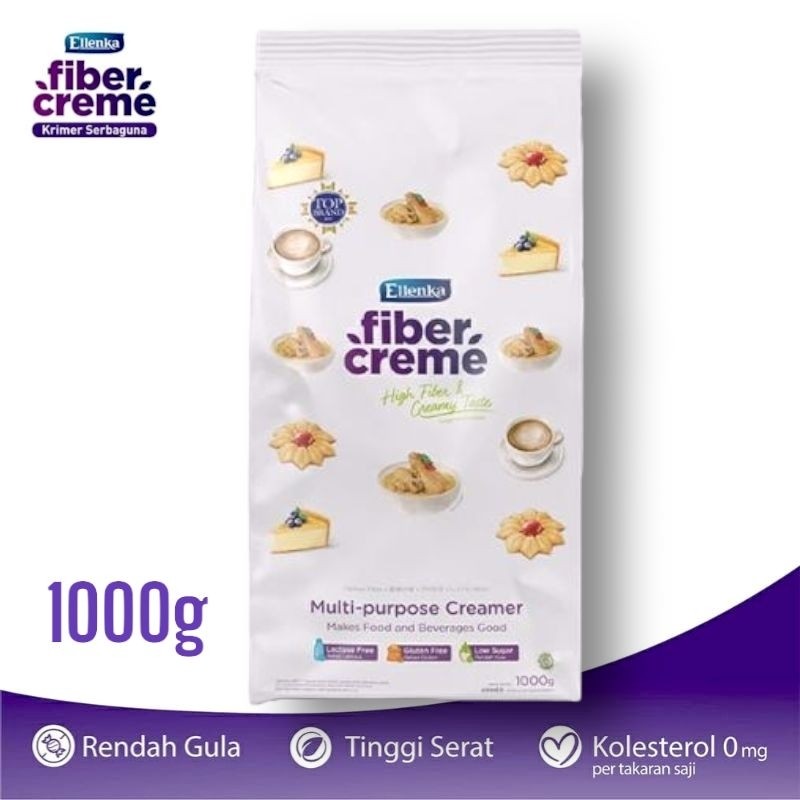 

FIBER CREME - 1 KG Pouch | Creamer Krimer Pengganti Santan dan Susu untuk Masakan