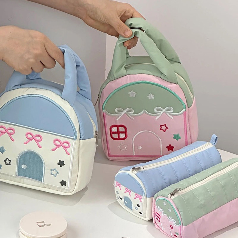 

Cute Pen Case Cartoon Large Pencil Case Zipper Makeup Organizer Storage Bag Box Nice Gift