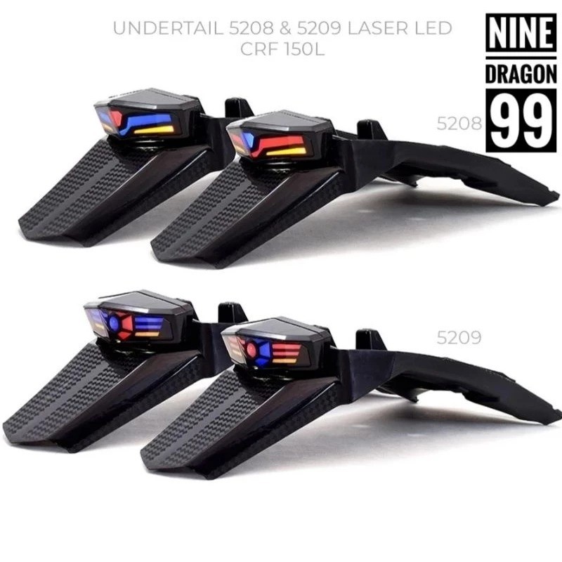 promo spakbor belakang crf Undertail plus Stoplamp CRF 150L proji led sein running 5208 dan 5209 NAN