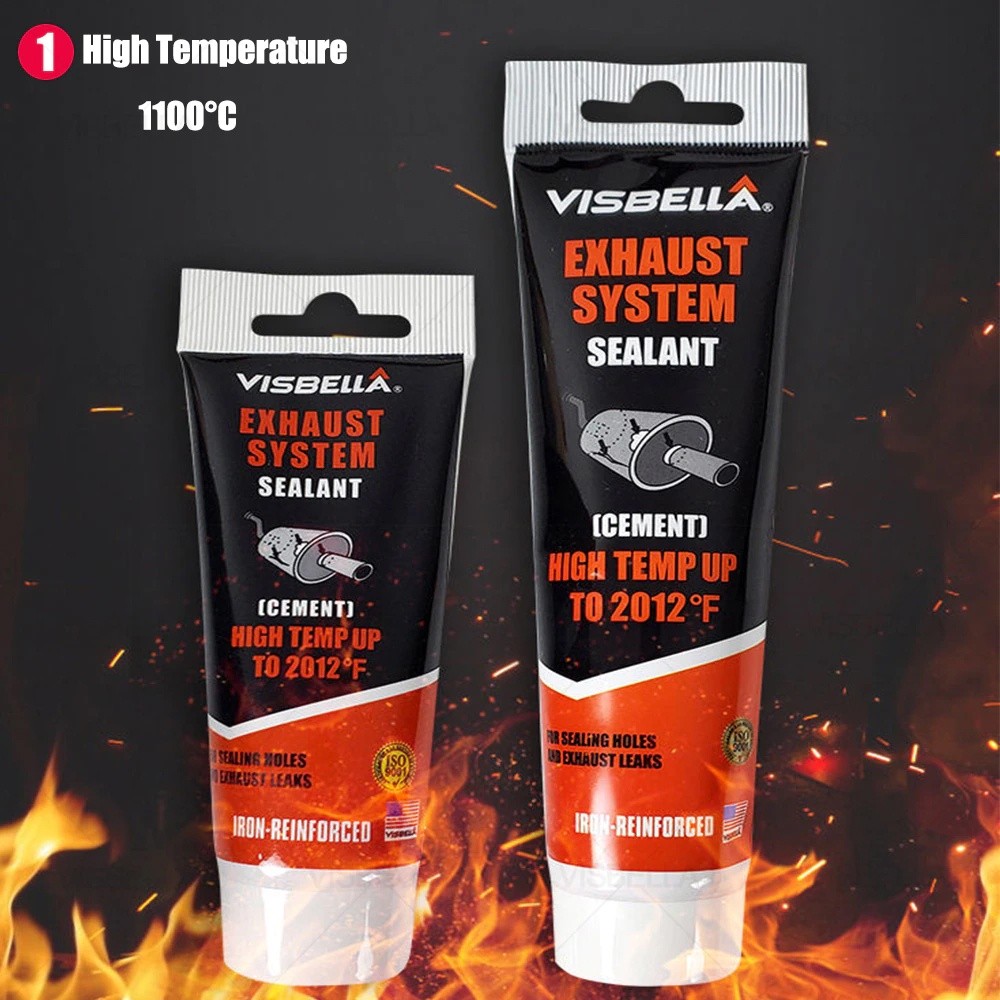 Visbella Exhaust System Sealant [ Cement ] High Temperatur 1100 Celcius Lem Panas Knalpot Bocor Orig