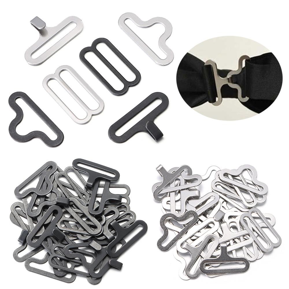 

30pcs/SET Bow Tie Hardware Necktie Hook Cravat Clips Fasteners Adjustable Straps Shoulder Strap Buckle DIY Craft