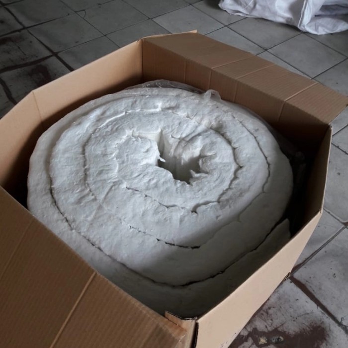 

ceramic fiber blankat 25mm x 600mm x 7200mm dencity 128