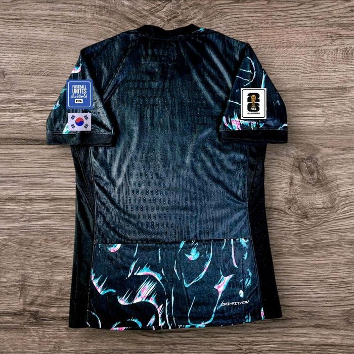 JERSEY BOLA PLAYER ISSUE KOREA SELATAN AWAY FULL PATCH 2024 2025 BEST QUALITY