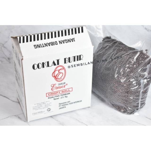 

Elmer Crispy CHOCOBALL Dark 2,5 Kg Krispi Coklat Chocolate