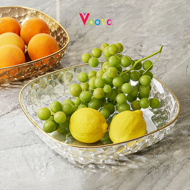 VOOVA Piring Saji/ Piring Buah Atau Snack/ Piring Saji Serbaguna/ Piring Buah Ala Eropa/ Piring Buah