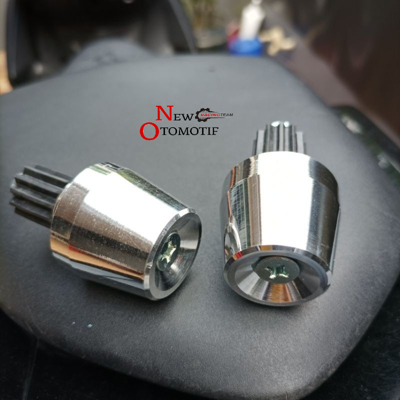 Jalu Stang Chrome Model Pcx Full Aluminium Chrome Padat Anti Karat Universal Motor Bisa Untuk Semua 