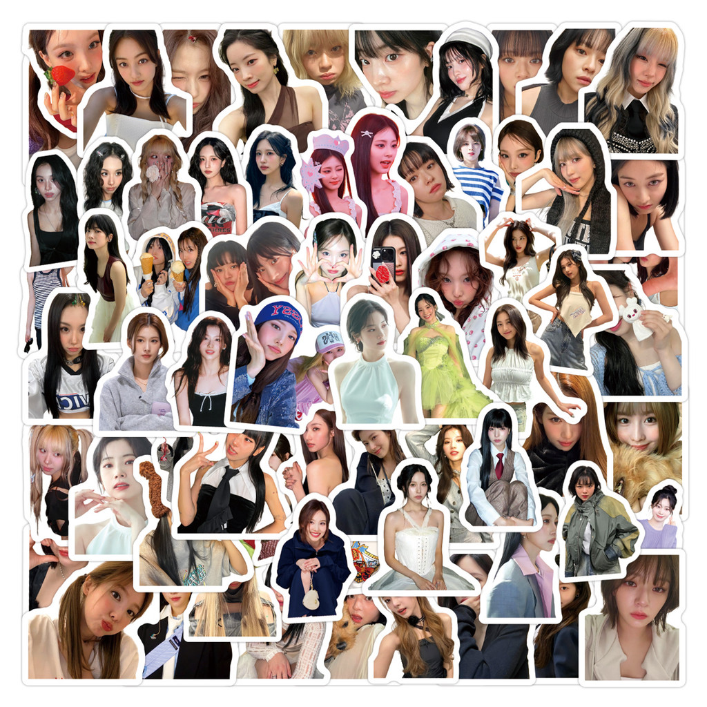 

105Pcs Kpop Cartoon Twice Girl Group Stickers Decals For Phone Laptop Suitcase Notebook Skateboard Waterproof Stickers