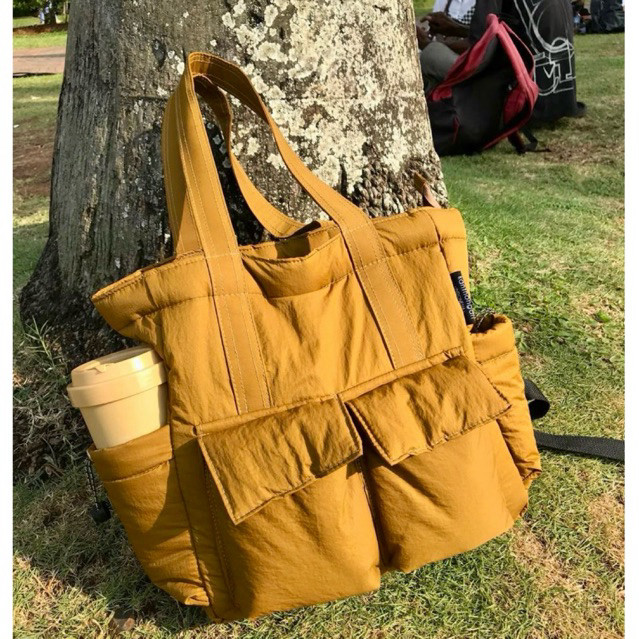 RAFATA Kenzo Tas Ransel & Tas Bahu Nylon Crinkle Korean Style