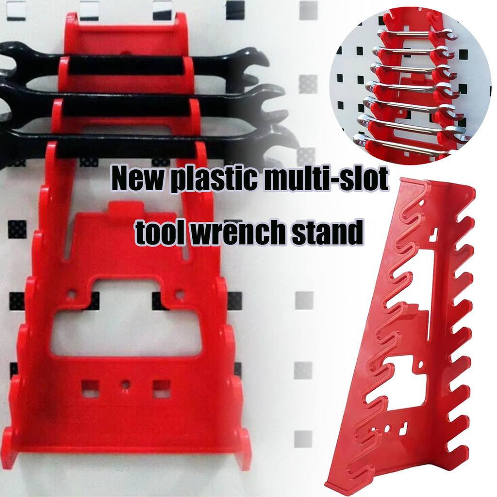 1PC Merah Tempat Kunci Pas Hook Pegboard Rak Kunci Pas Hook Pegboard Gantungan nyaman digunakan