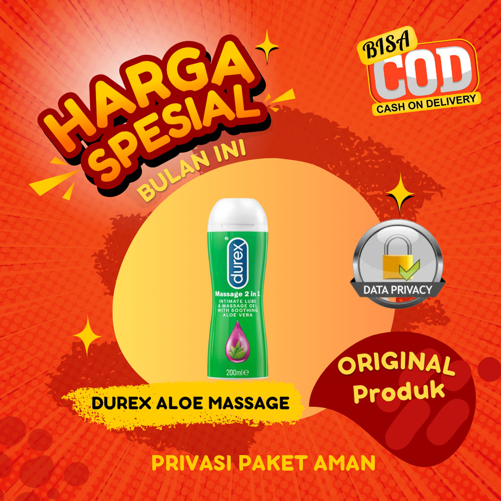 

Lubricant Durex Play Massage 2In1 200ml Pelumas Pelicin Durek