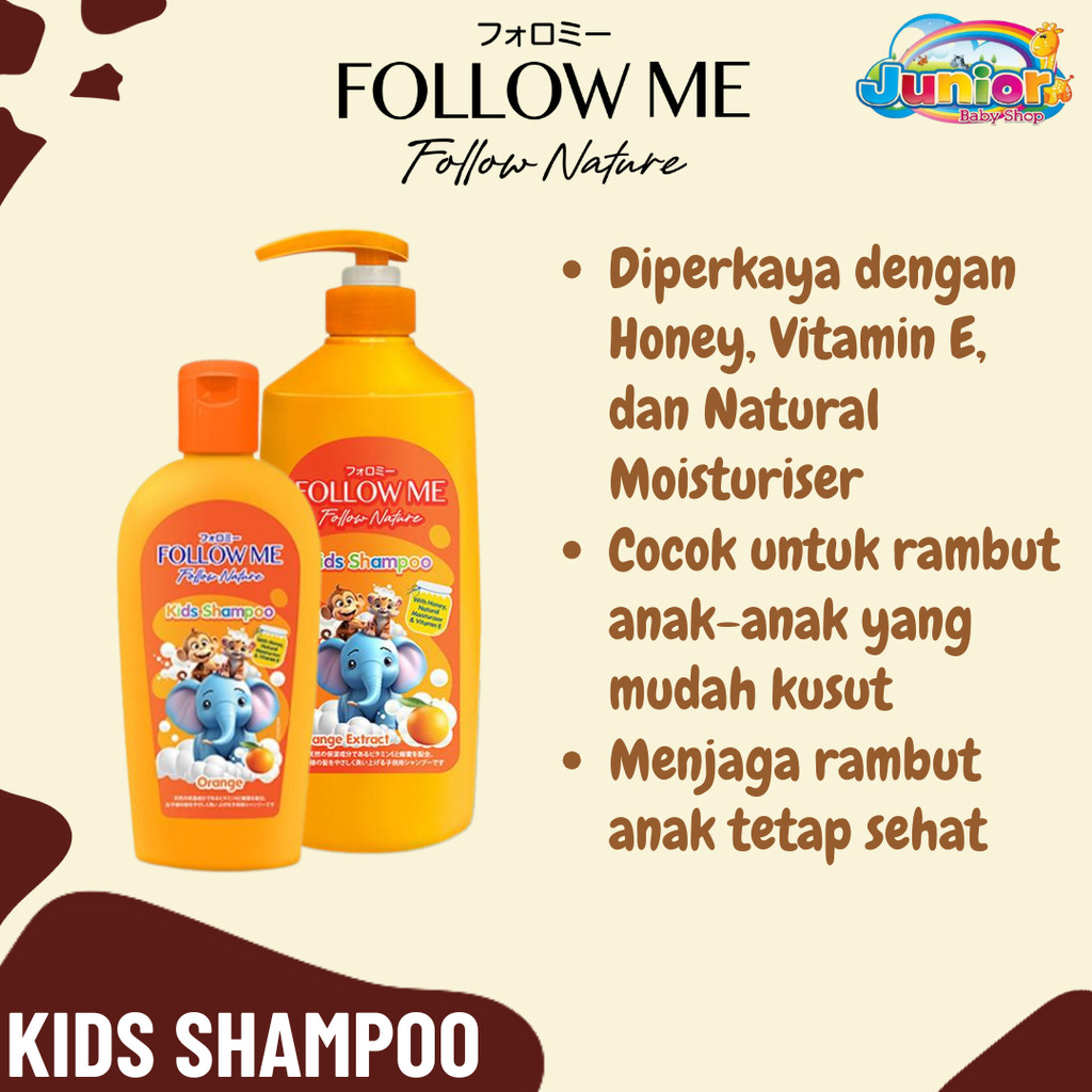 Follow Me Kids Shampoo - Shampoo Anak