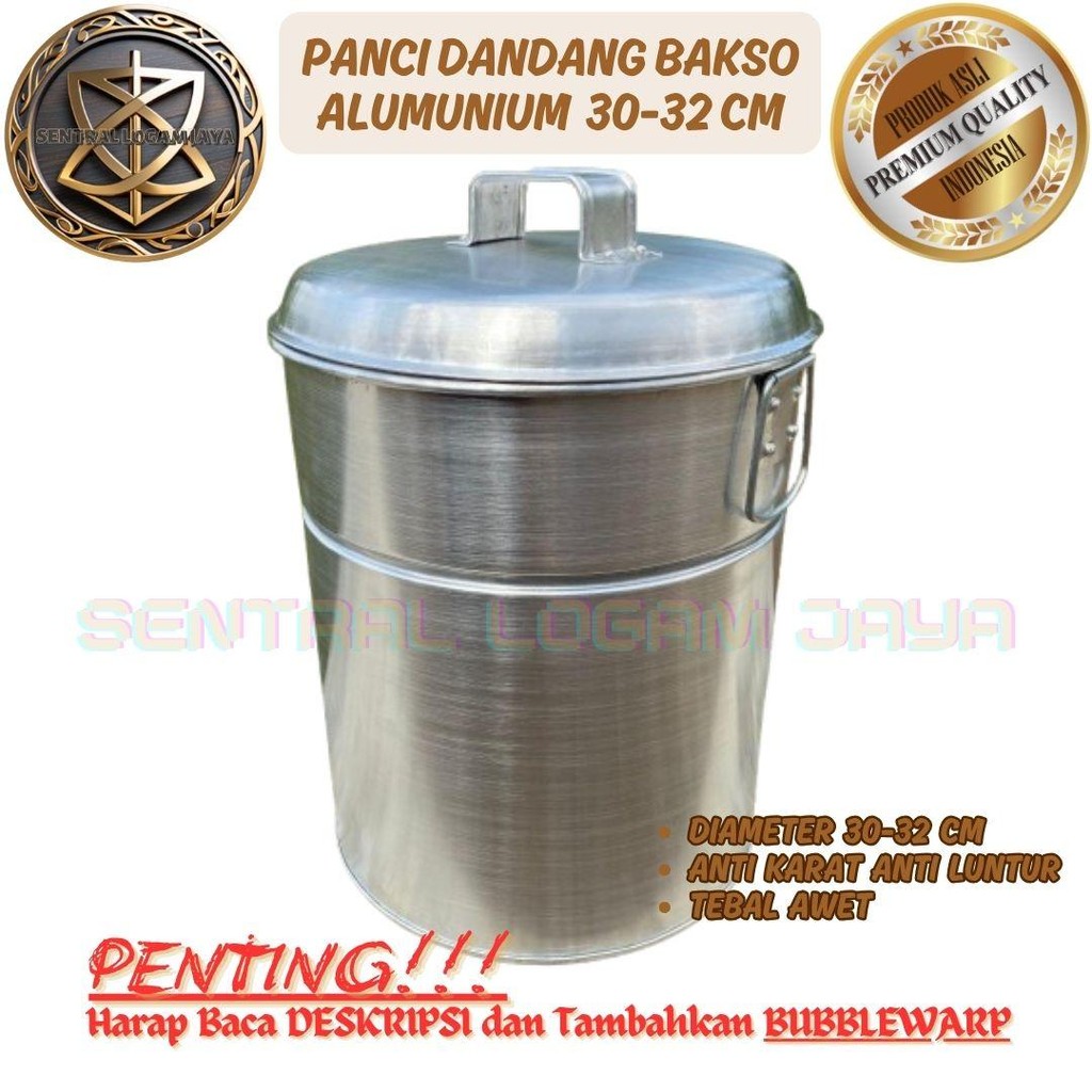 PANCI DANDANG BAKSO 30-32 cm ALUMUNIUM MURAH TEBAL ANTI KARAT