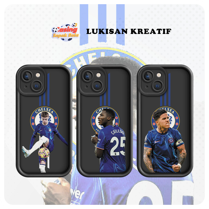 【Realme casing sepakbola 】Chelsea Palmer Kolase adaptasi hp adaptasi Realme 8 Pro 10 5 6i 7 8 8i C3 