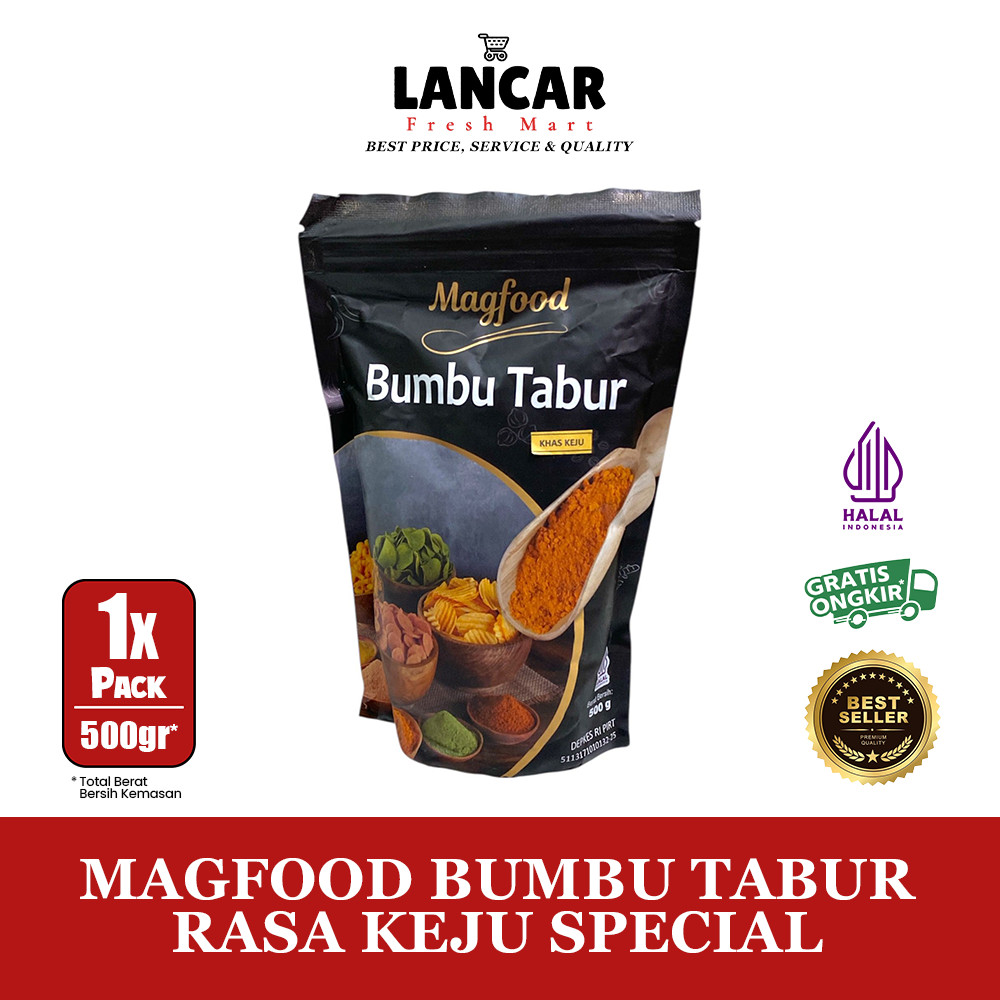 

MAGFOOD BUMBU TABUR RASA KEJU SPECIAL 500GR / BUMBU KEJU SPECIAL 500GR